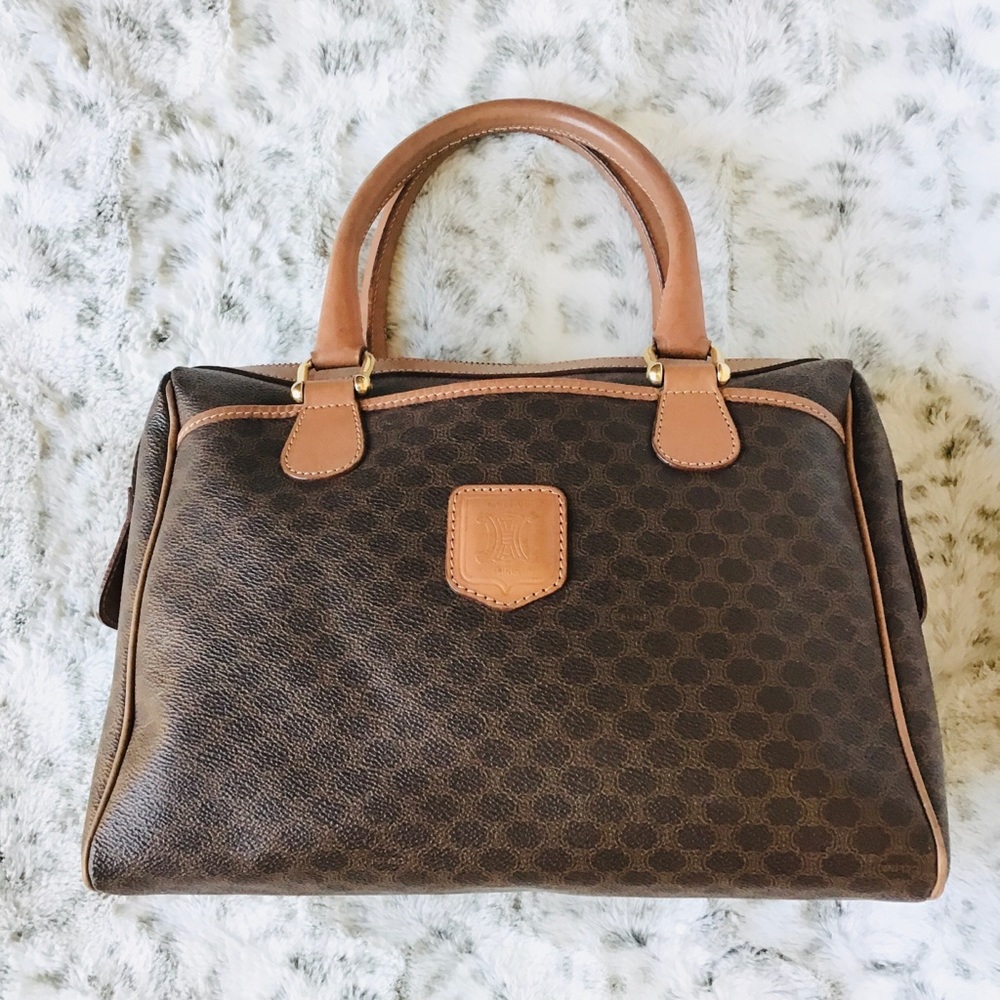 CELINE Macadan Boston Satchel